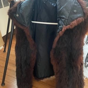 Real fur vest mint condition fur origin New Zealand